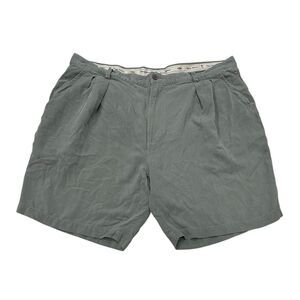Tommy Bahama Gray 100% Silk Pleated Shorts 42